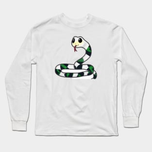 Cute Snake Drawing Long Sleeve T-Shirt